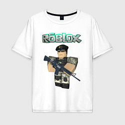 Мужская футболка оверсайз Roblox Defender