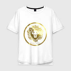 Мужская футболка оверсайз Golden lion