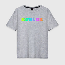 Футболка оверсайз мужская ROBLOX, цвет: меланж