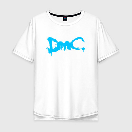 Мужская футболка оверсайз DEVIL MAY CRY DMC / Белый – фото 1