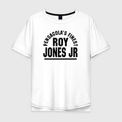 Футболка оверсайз мужская Roy Jones Jr, цвет: белый