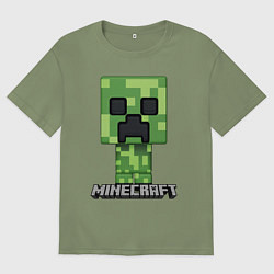 Мужская футболка оверсайз MINECRAFT