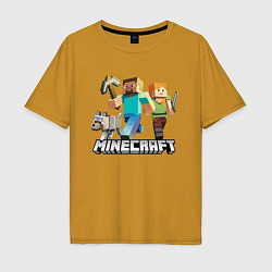 Мужская футболка оверсайз MINECRAFT