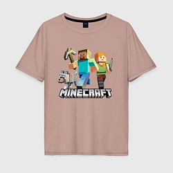 Мужская футболка оверсайз MINECRAFT