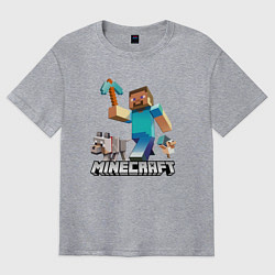 Мужская футболка оверсайз MINECRAFT