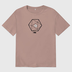 Футболка оверсайз мужская Футболка Шелдона Купера ??2, цвет: пыльно-розовый