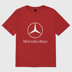 Футболка оверсайз мужская MERCEDES, цвет: красный