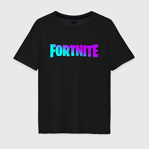 Мужская футболка оверсайз FORTNITE 2 / Черный – фото 1