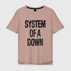 Мужская футболка оверсайз System of a down