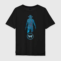 Мужская футболка оверсайз Westworld Chip