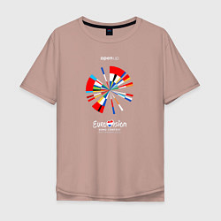 Мужская футболка оверсайз Eurovision 2020