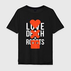 Мужская футболка оверсайз LOVE DEATH ROBOTS LDR