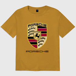 Мужская футболка оверсайз PORSCHE