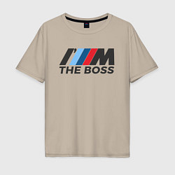 Мужская футболка оверсайз BMW THE BOSS