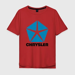 Мужская футболка оверсайз Chrysler