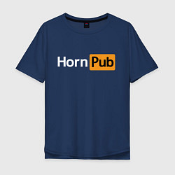 Мужская футболка оверсайз HornPub