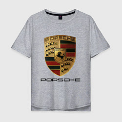 Мужская футболка оверсайз PORSCHE