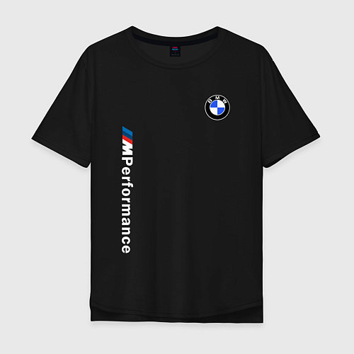 Мужская футболка оверсайз BMW M PERFORMANCE 2020 / Черный – фото 1