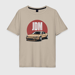 Мужская футболка оверсайз JDM