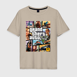 Мужская футболка оверсайз GTA5