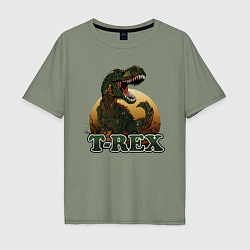 Мужская футболка оверсайз T-Rex