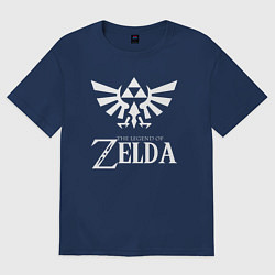 Футболка оверсайз мужская THE LEGEND OF ZELDA, цвет: тёмно-синий