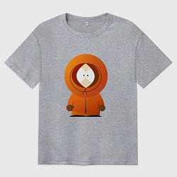 Футболка оверсайз мужская ЮЖНЫЙ ПАРК, цвет: меланж