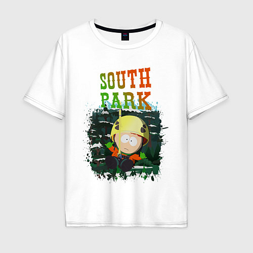Мужская футболка оверсайз South Park / Белый – фото 1