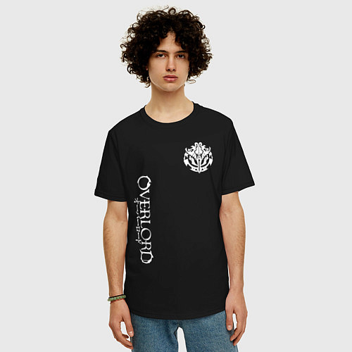Мужская футболка оверсайз OVERLORD / Черный – фото 3
