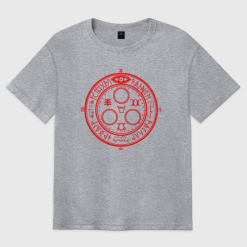 Мужская футболка оверсайз SILENT HILL / Меланж – фото 1