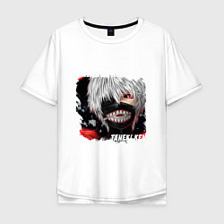 Мужская футболка оверсайз MASKED TOKYO GHOUL