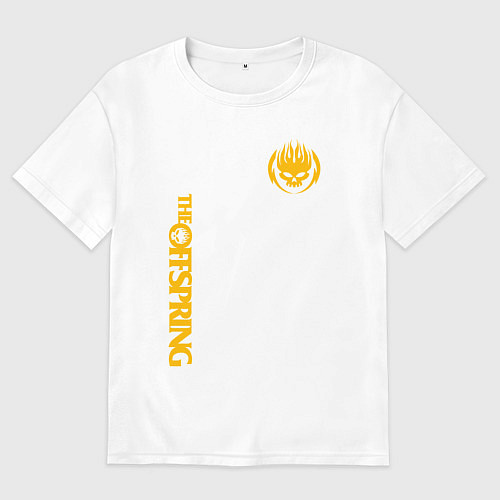 Мужская футболка оверсайз THE OFFSPRING / Белый – фото 1