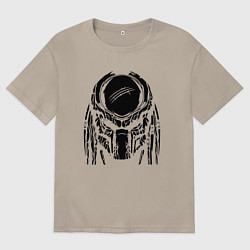 Футболка оверсайз мужская PREDATOR, цвет: миндальный