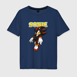 Мужская футболка оверсайз Sonic