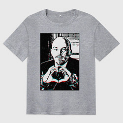 Мужская футболка оверсайз Ленин Oko