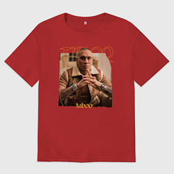 Футболка оверсайз мужская Taboo, цвет: красный