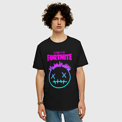 Футболка оверсайз мужская TRAVIS SCOTT X FORTNITE, цвет: черный — фото 2