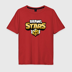 Мужская футболка оверсайз BRAWL STARS GOLD