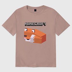 Футболка оверсайз мужская MINERCRAFT, цвет: пыльно-розовый