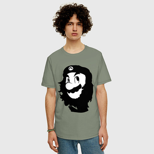 Мужская футболка оверсайз Che Mario / Авокадо – фото 3
