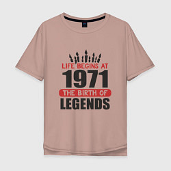 Мужская футболка оверсайз 1971 - рождение легенды