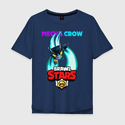 Мужская футболка оверсайз BRAWL STARS MECHA CROW