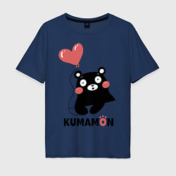 Мужская футболка оверсайз Kumamon