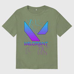 Мужская футболка оверсайз VALORANT