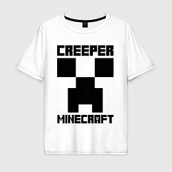 Мужская футболка оверсайз MINECRAFT CREEPER