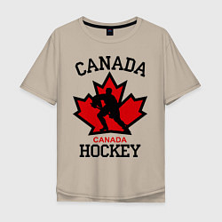 Мужская футболка оверсайз Canada Hockey