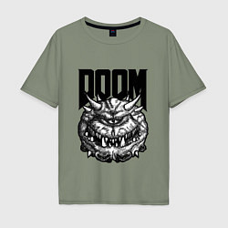 Мужская футболка оверсайз КАКОДЕМОН DOOM Z