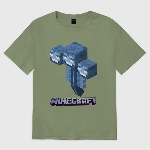 Мужская футболка оверсайз Minecraft game / Авокадо – фото 1