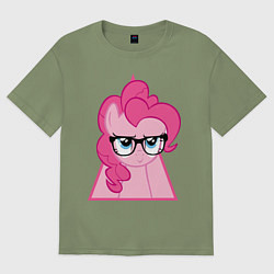 Футболка оверсайз мужская Pinky Pie hipster, цвет: авокадо