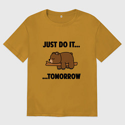 Мужская футболка оверсайз Мишка